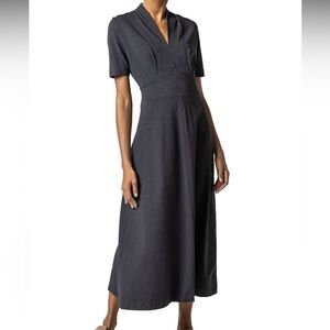 LILLA P   SHAWL COLLAR MAXI DRESS     BLACK           SIZE: XS         ***NWT***
